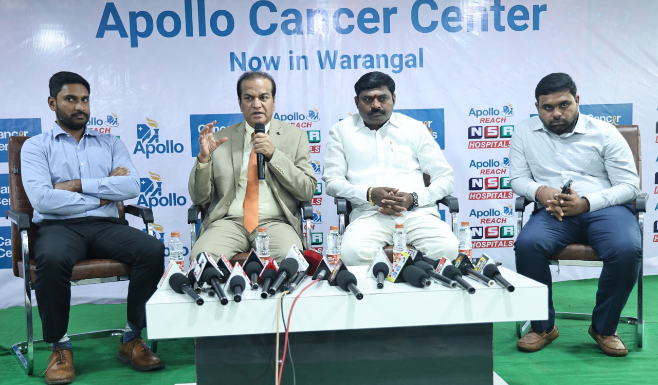 Cancer medical services launched at Apollo NSR Warangal