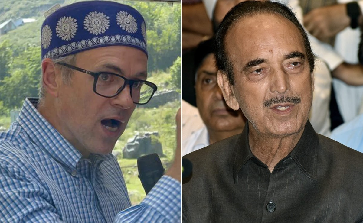 "Time Will Tell Who Is Ghulam, Who's Azad": Omar Abdullah's Jibe At Leader