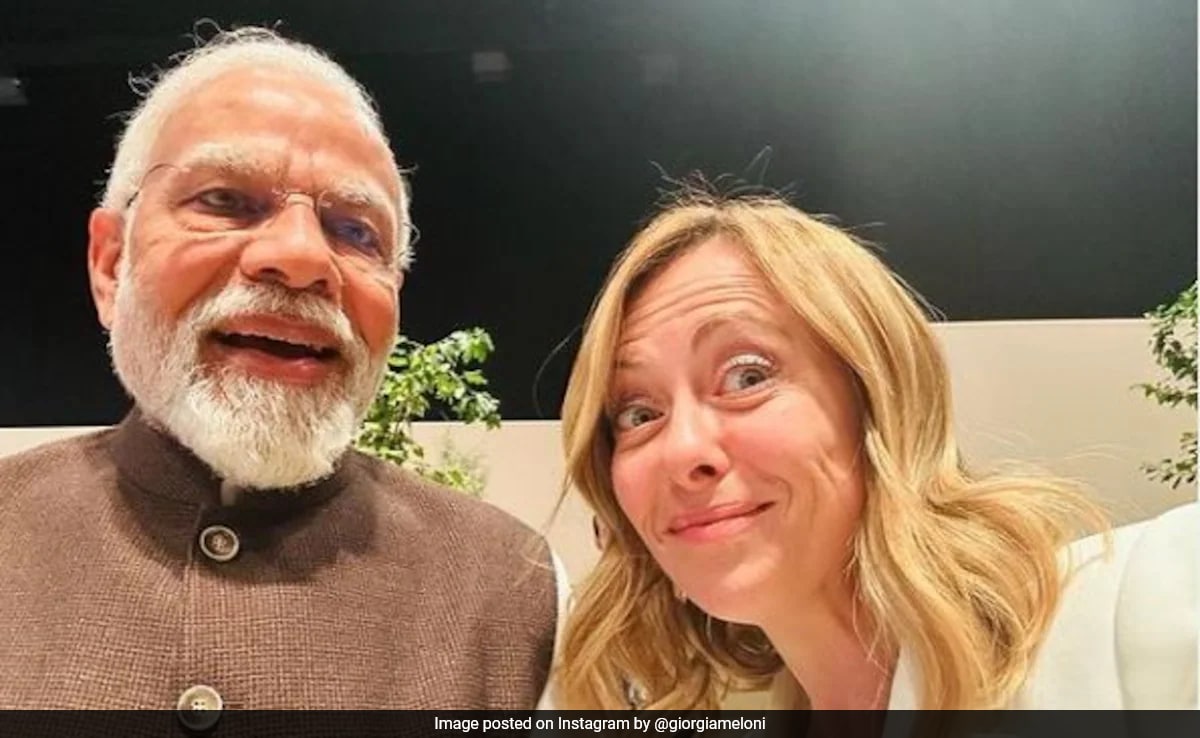 Italy PM Giorgia Meloni's Selfie With PM Modi At COP28