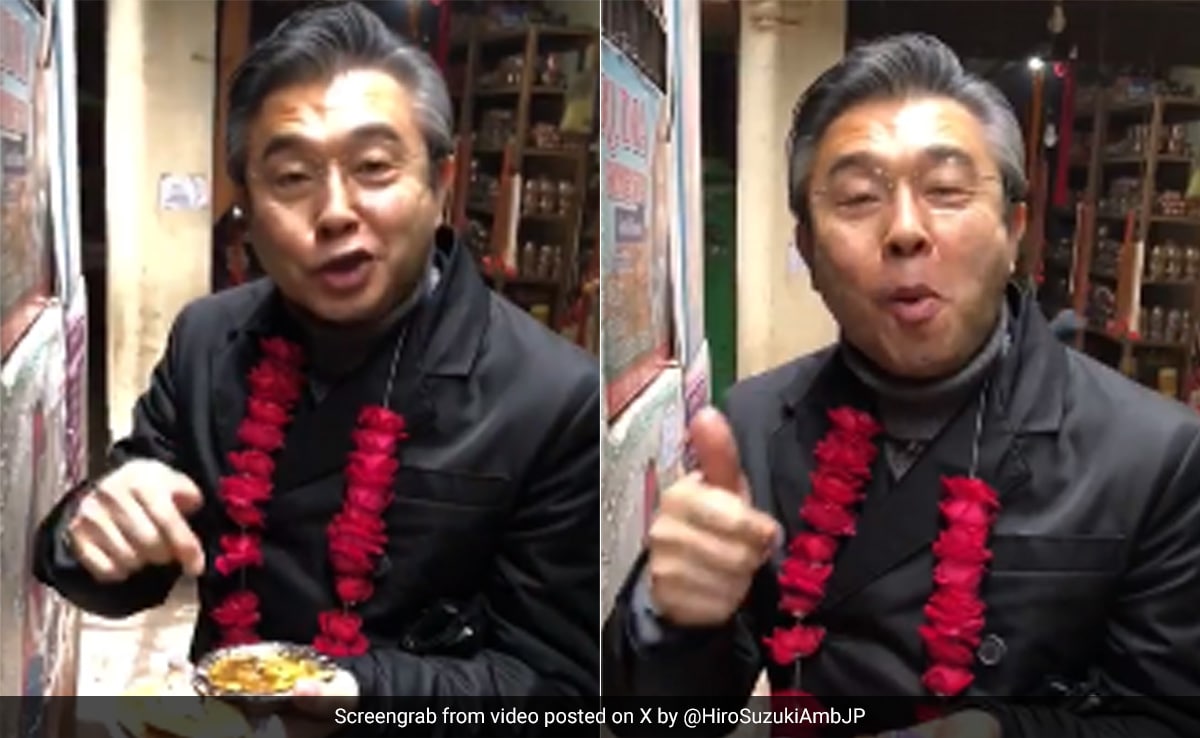 Japan Envoy Relishes Kachori And Jalebi In Varanasi, Calls It ''Very Good''