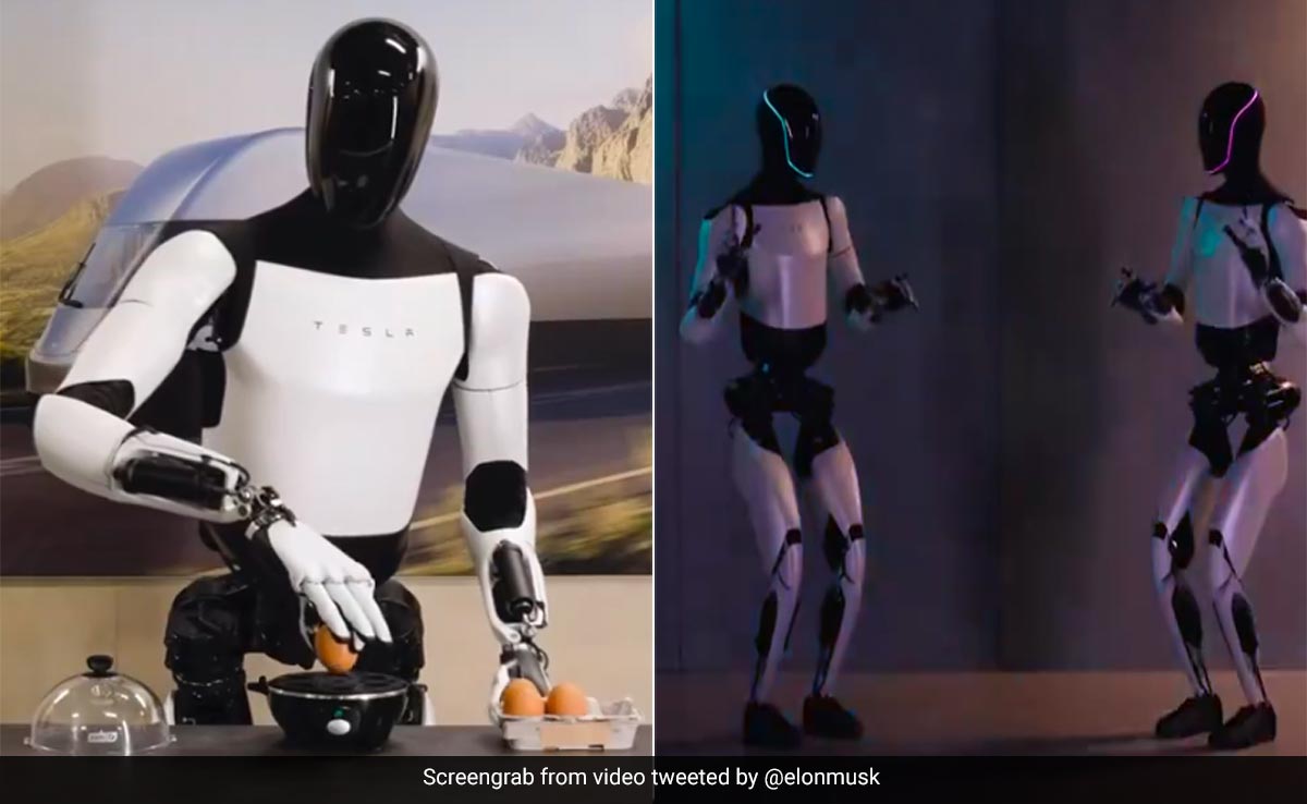 Elon Musk Shares Video Of Tesla's New Humanoid Robot That Can Dance And Boil Eggs