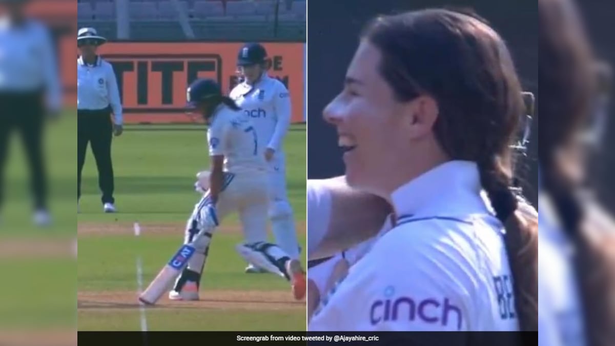 Watch: Harmanpreet's Bizarre Run Out In Test Has England Stars Laughing