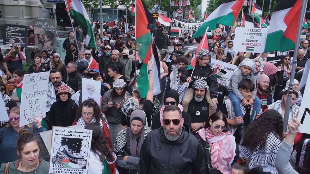 Thousands in Melbourne call for ceasefire in Gaza