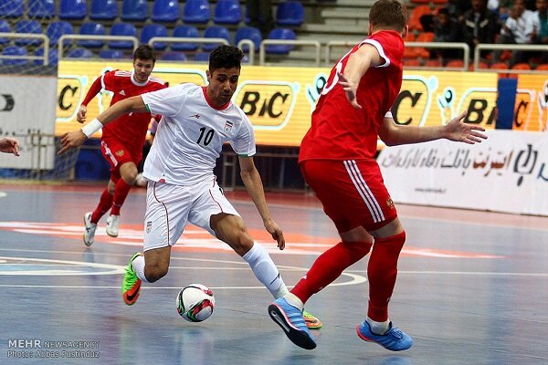 Iran futsal team beats Russia in friendly