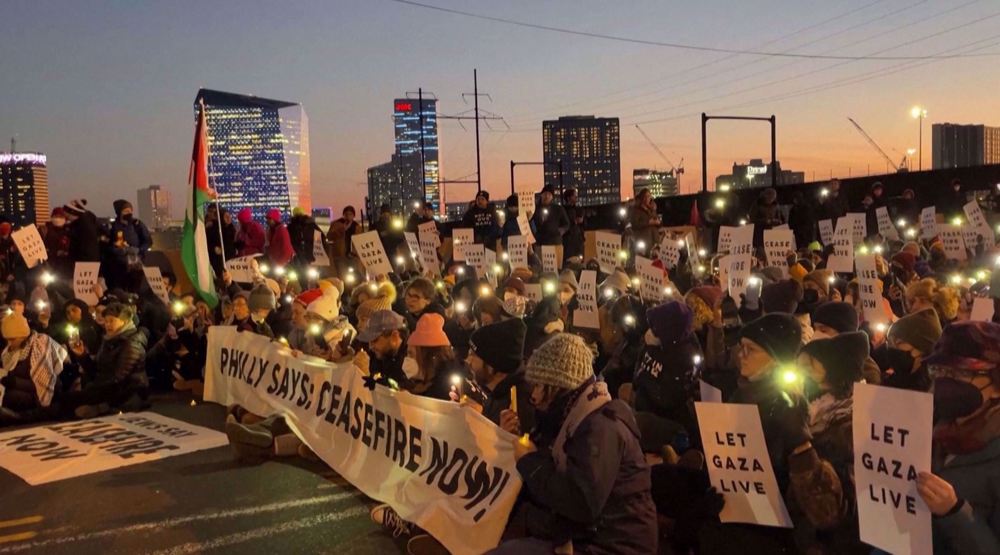 Pro-Palestinian protesters block highway in Philadelphia