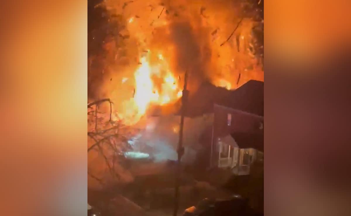 Video: House Explodes After Man Fires Flare Gun To Scare Off Cops In US