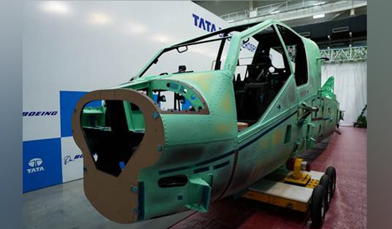 Tata Boeing Aerospace delivers 250th AH-64 Apache fuselage from Hyderabad Facility