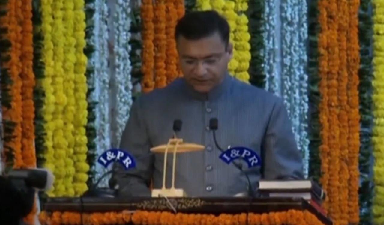 Akbaruddin Owaisi takes oath as protem Speaker of Telangana Assembly