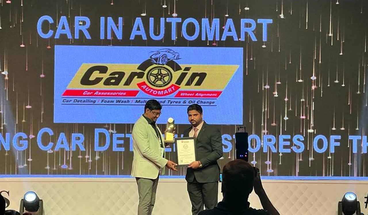 Khammam’s ‘Car In Automart’ wins Telangana Business Award 2023