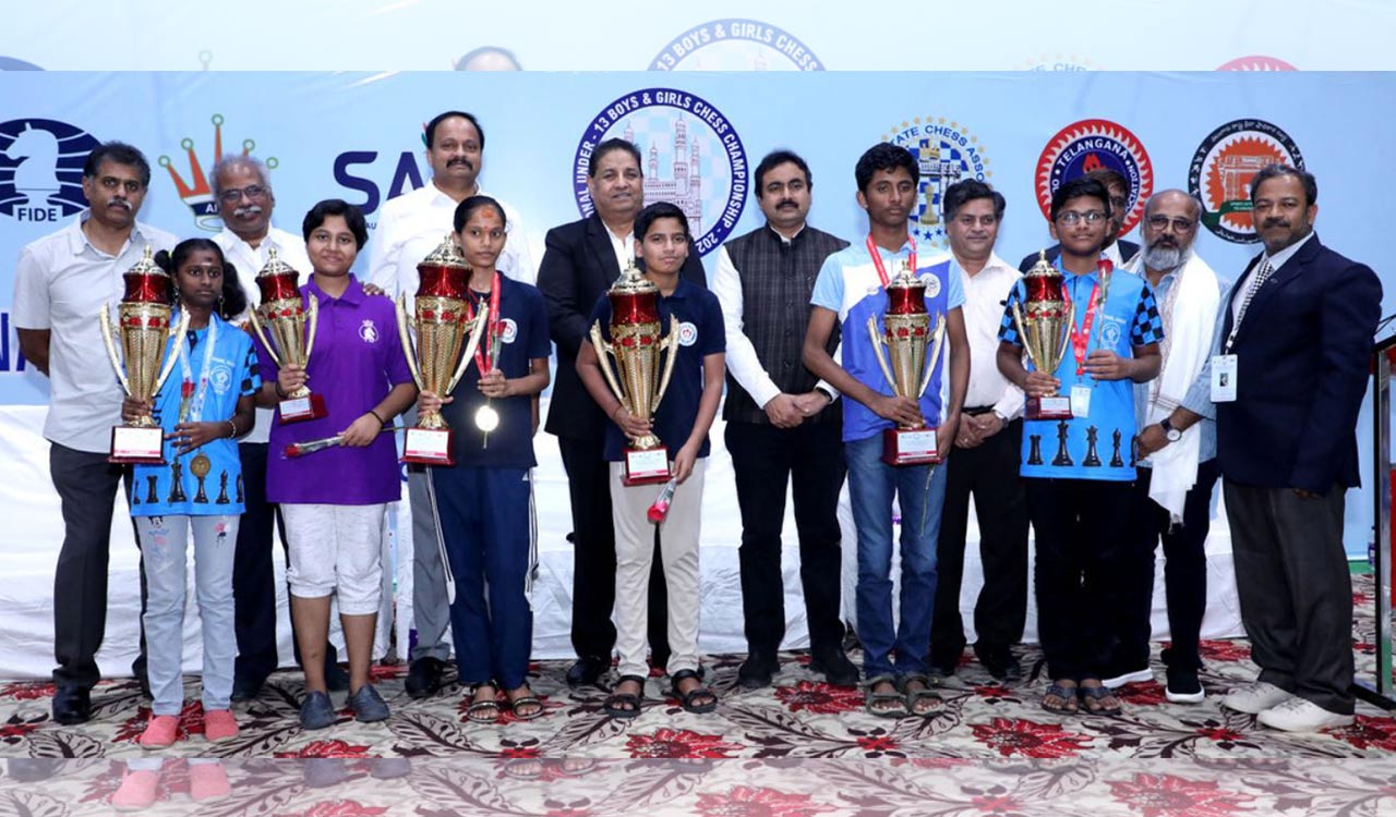 Sathvik Gulakaram clinchs U-9 title at Telangana Academy Chess Tournament