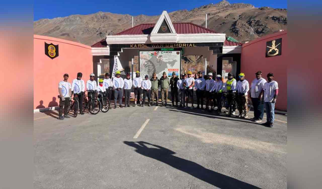 Hyderabad Cyclists Group makes history: Completes third consecutive Kargil to Kanyakumari expedition