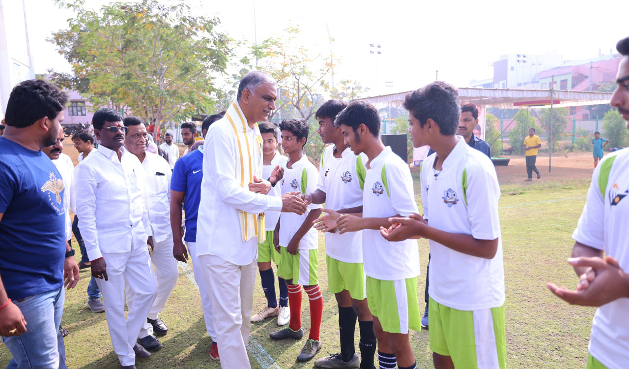 Siddipet emerges as hub for sports: Harish Rao