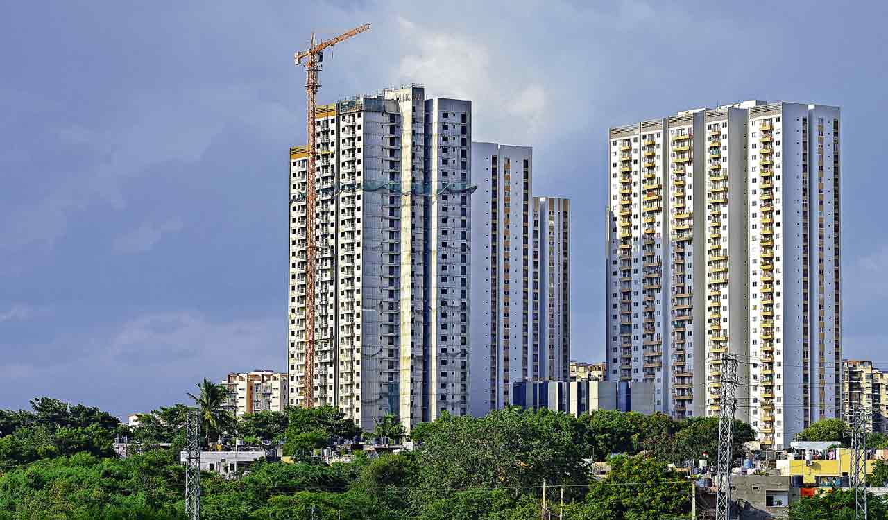 Hyderabad real estate soars: 44,220 homes sold, Rs. 35,802 Cr in 9 months