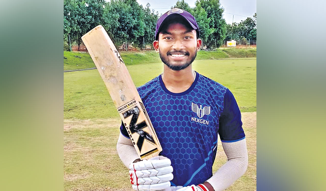 Himateja to lead Hyderabad in Col CK Nayudu Tournament