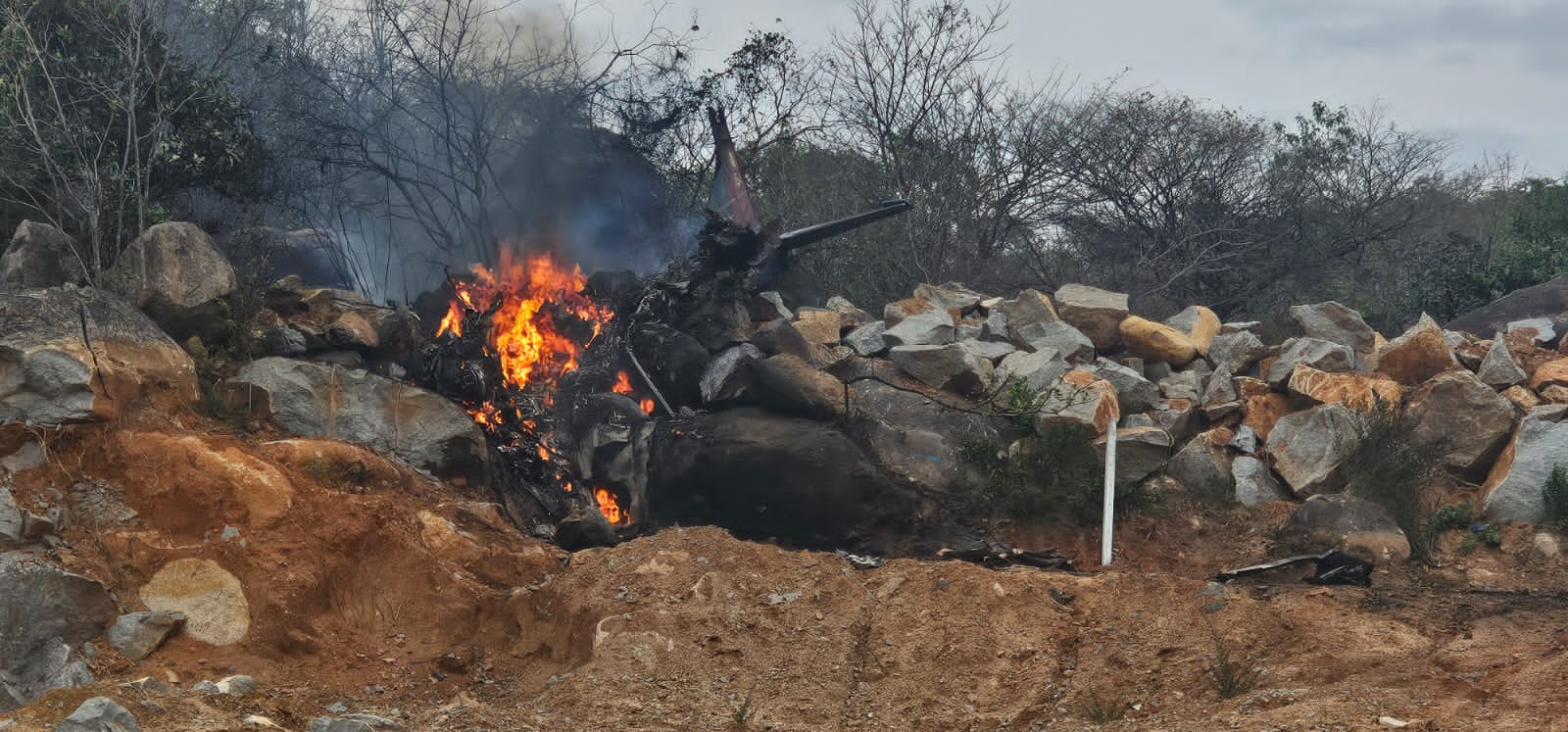 Telangana: IAF trainee aircraft crashlands in Toopran