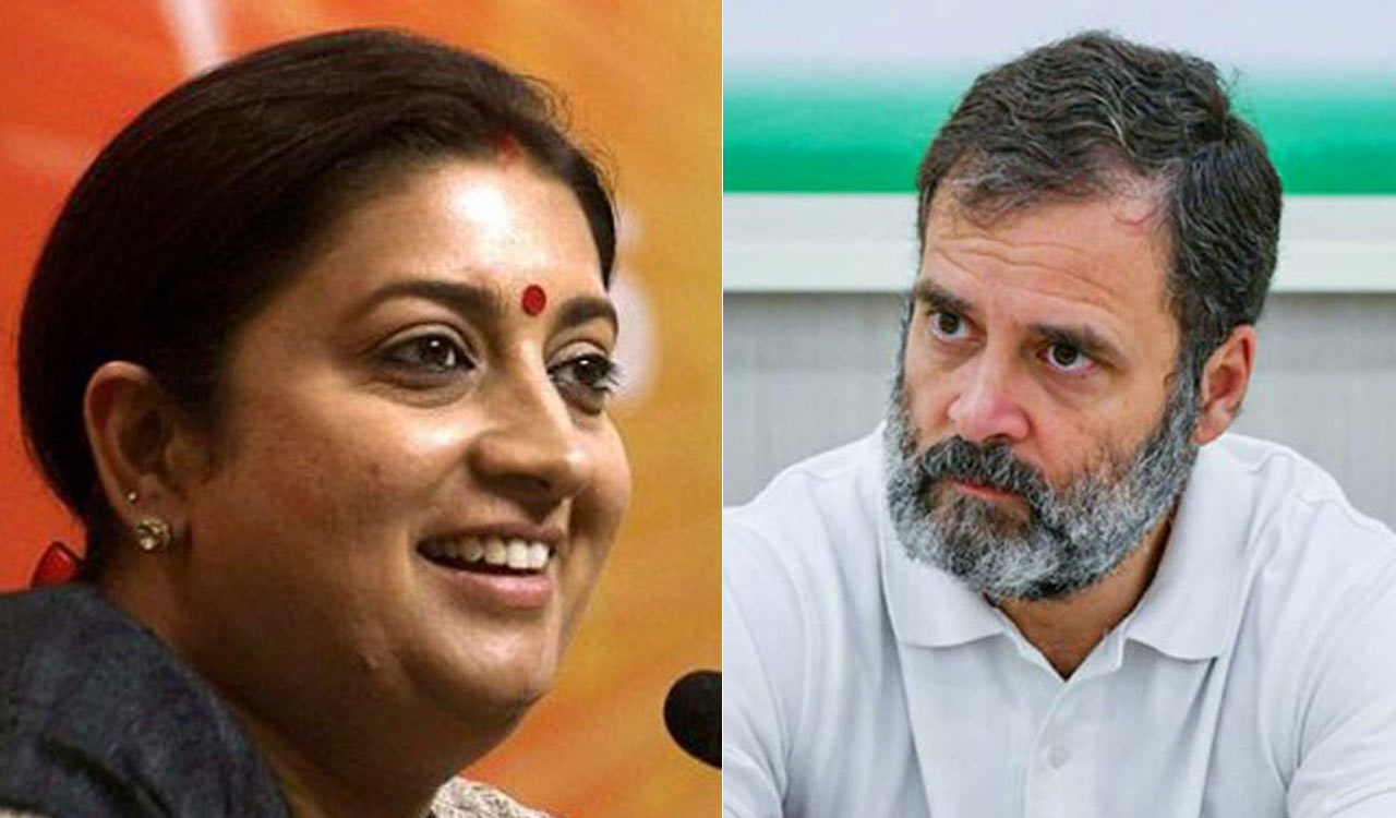 Smriti Irani mocks Rahul Gandhi’s Nyay Yatra