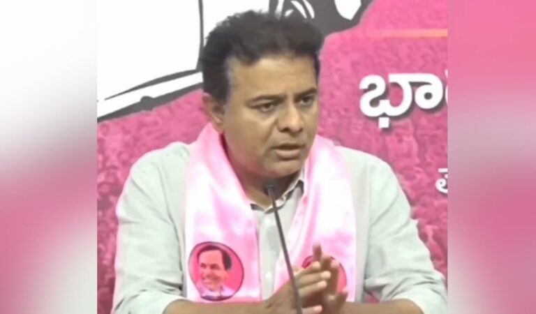 KTR congratulates Congress on winning mandate