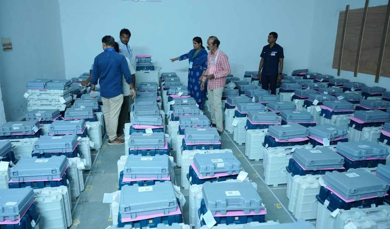 EVMs secured with three-layer security: Kothagudem Collector