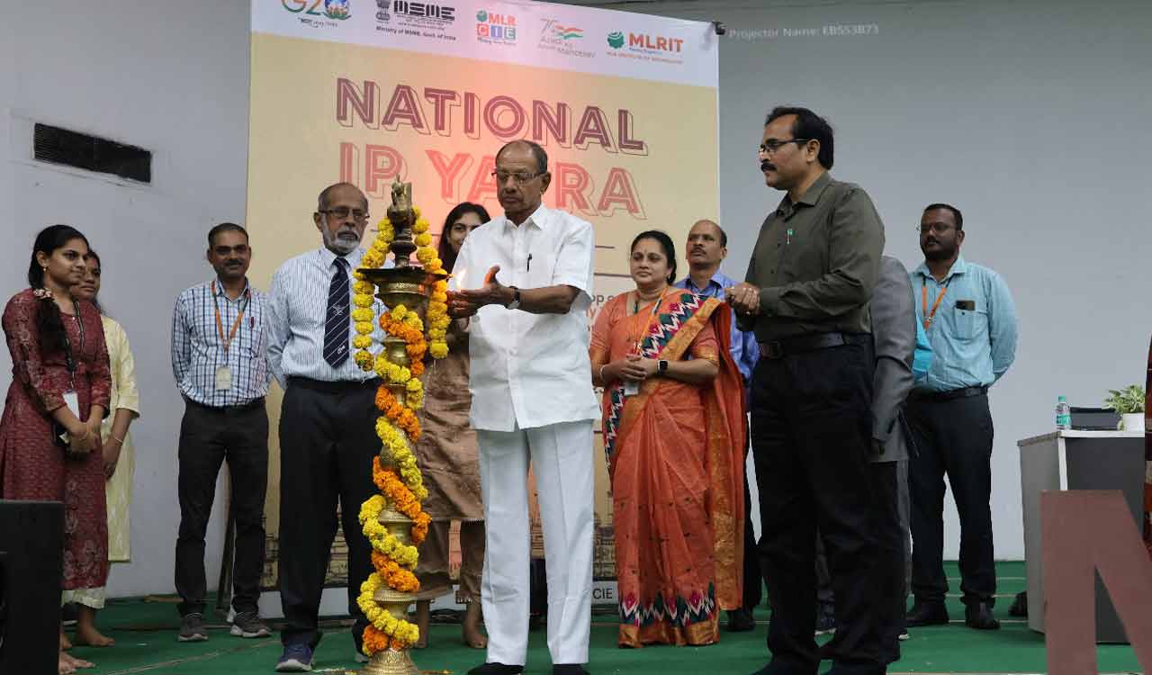 Hyderabad: MLRIT organises National IP Yatra 2023 on IPRs, MSMEs