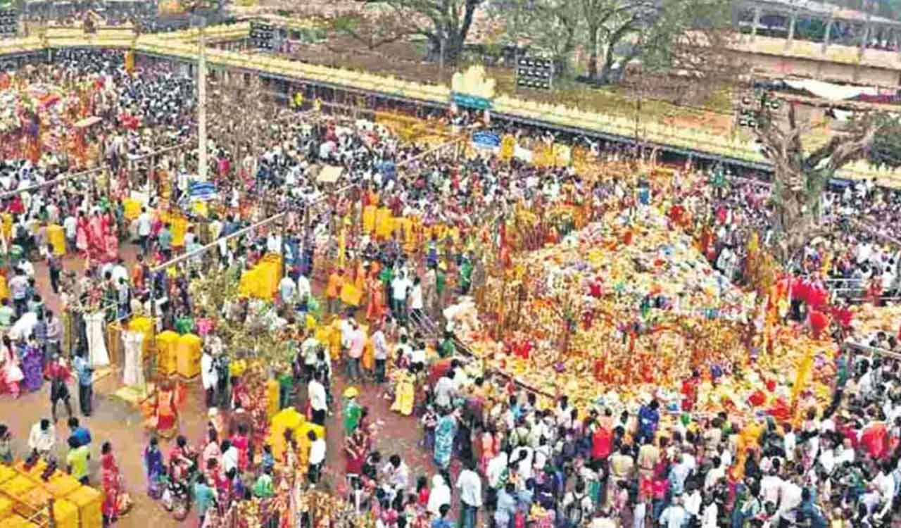 Medaram Jatara: Devotees can offer jaggery to deities through online