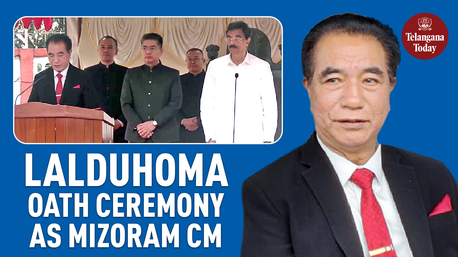 Lalduhoma Oath Ceremony As Mizoram CM | Mizoram News