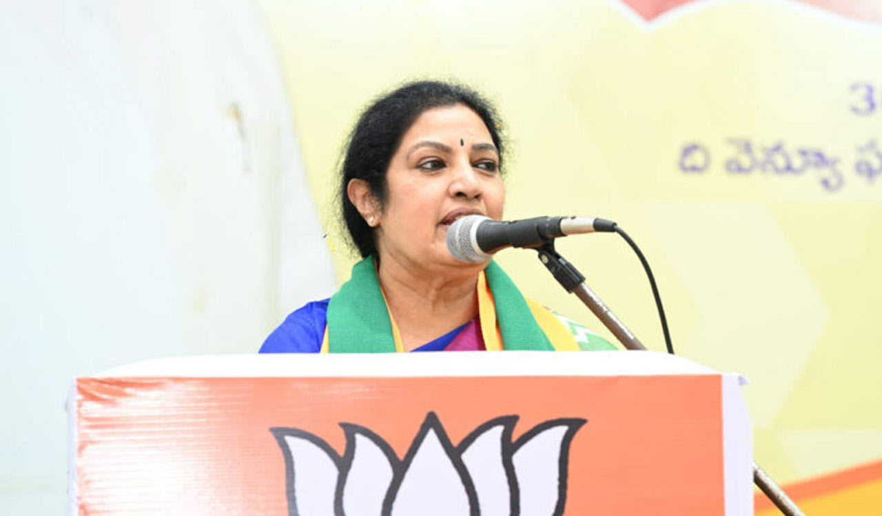 Andhra Pradesh BJP unit president Purandeswari flays YSRCP govt