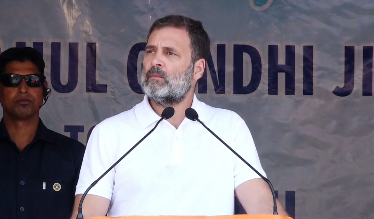 Rahul Gandhi thanks people of Telanagana for giving mandate to Congress