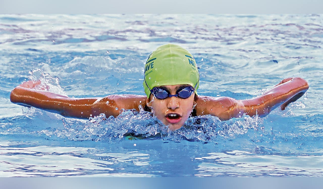 Telangana swimmer Shivani bags two gold medals at South Zone Aquatic Championship