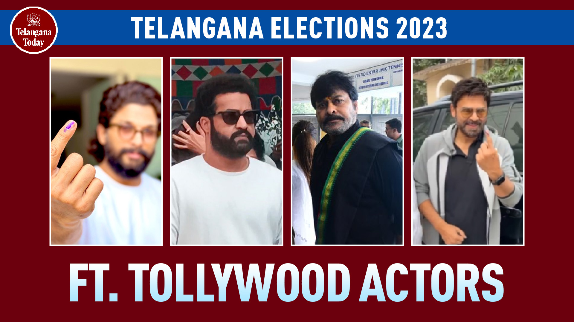 Telangana Assembly Elections 2023: Tollywood Actors Cast Their Vote In Hyderabad | #TelanganaNews