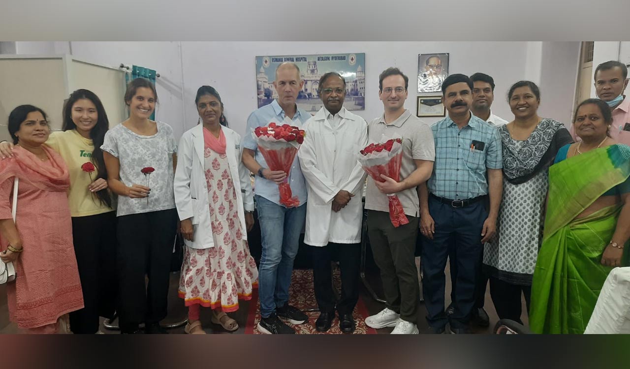 US doctors visit Osmania General Hospital in Hyderabad