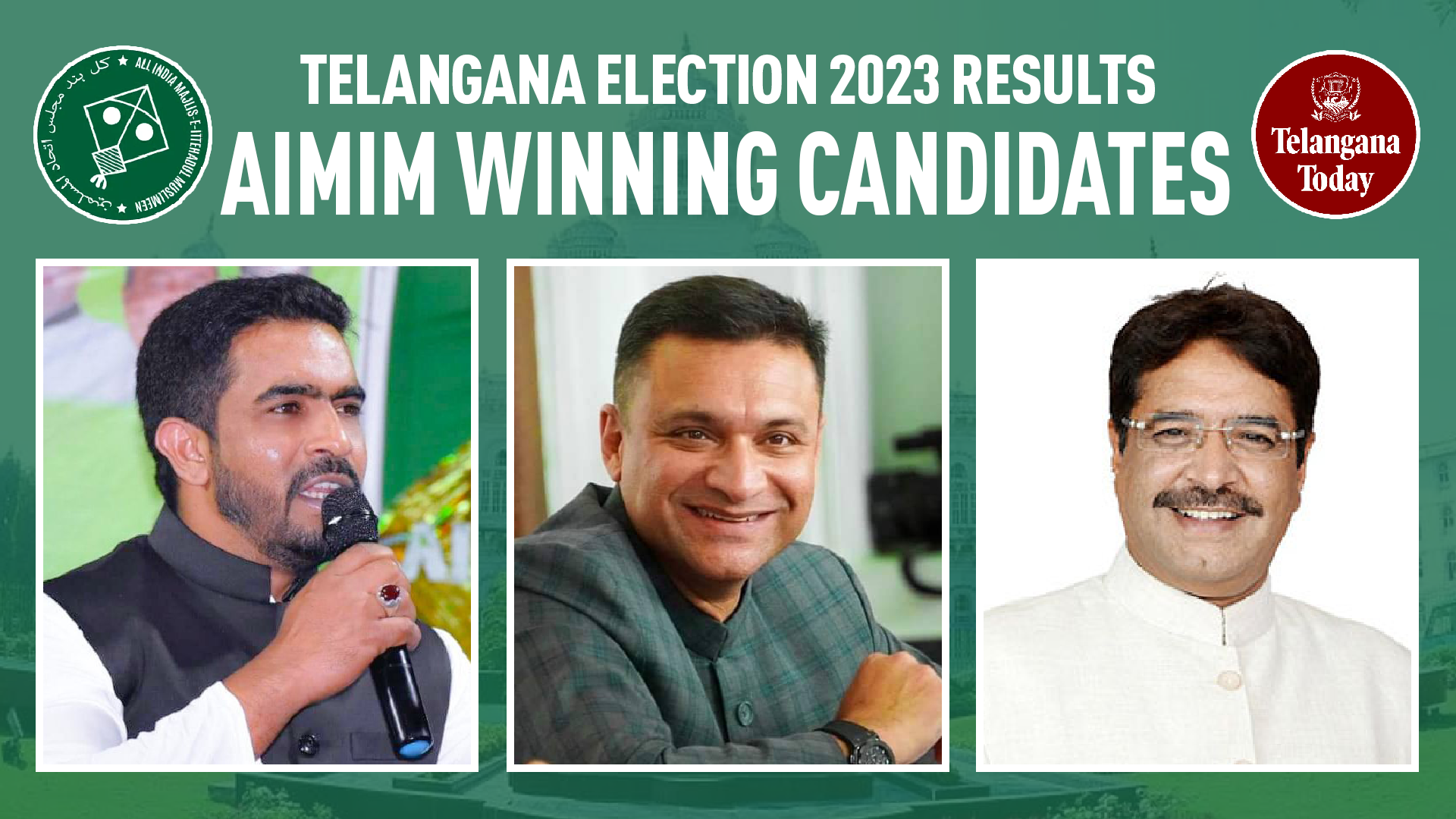 Telangana Election 2023 Results: AIMIM Party Winning Candidates | Telangana Elections 2023