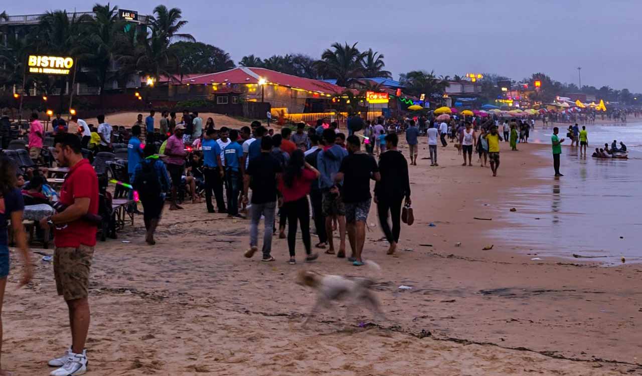 Tourists make beeline for Goa’s beaches to ring in new year