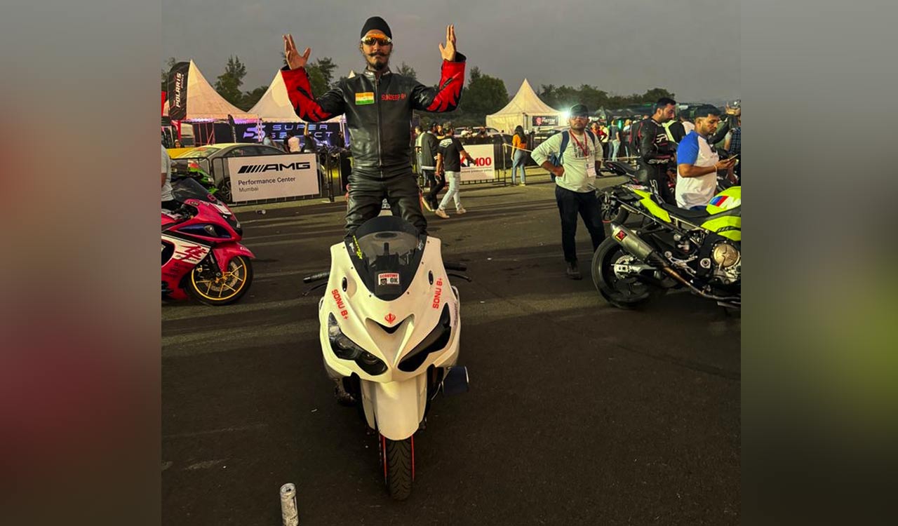 Hyderabad biker Sundiip Singh Sokhi scorches track at The Valley Run