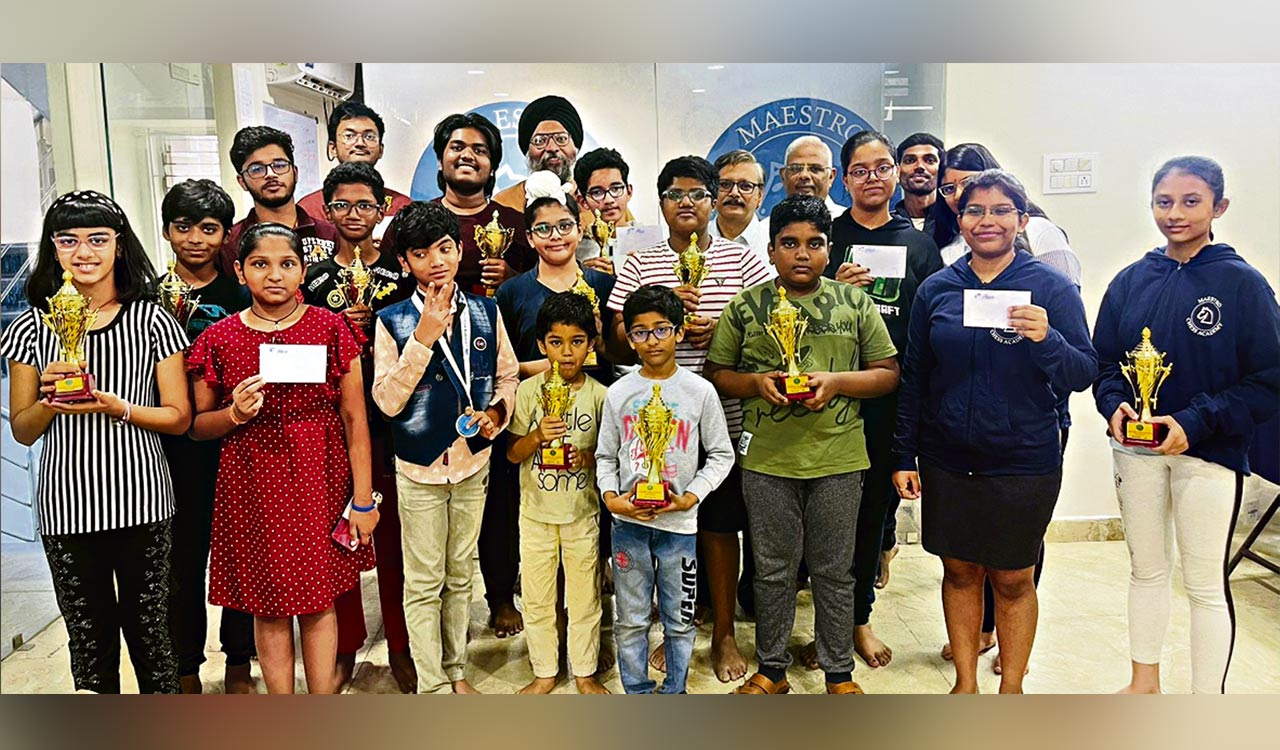 Hyderabad’s Ritvik wins Maestro Below 1500 Chess Tournament