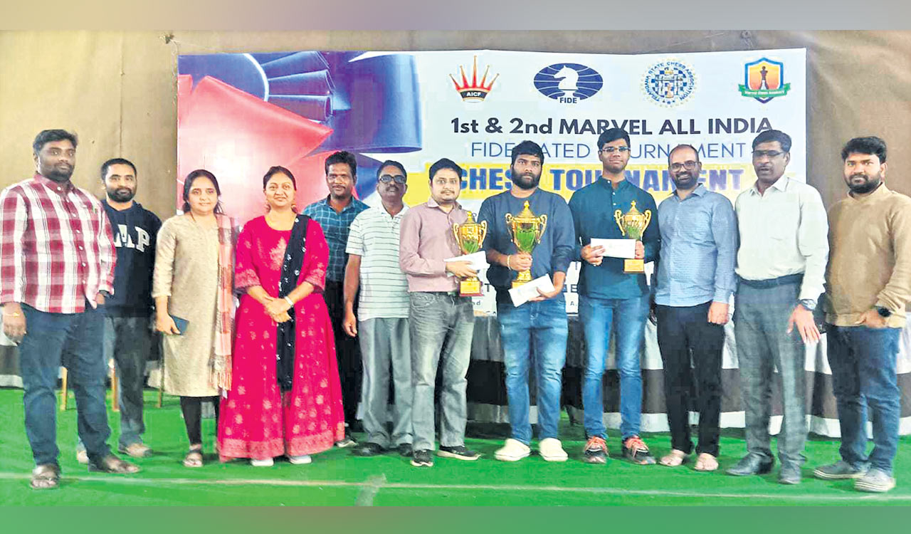 Telangana’s Bharat emerges champion at Marvel All India Open FIDE Rating Chess Tournament