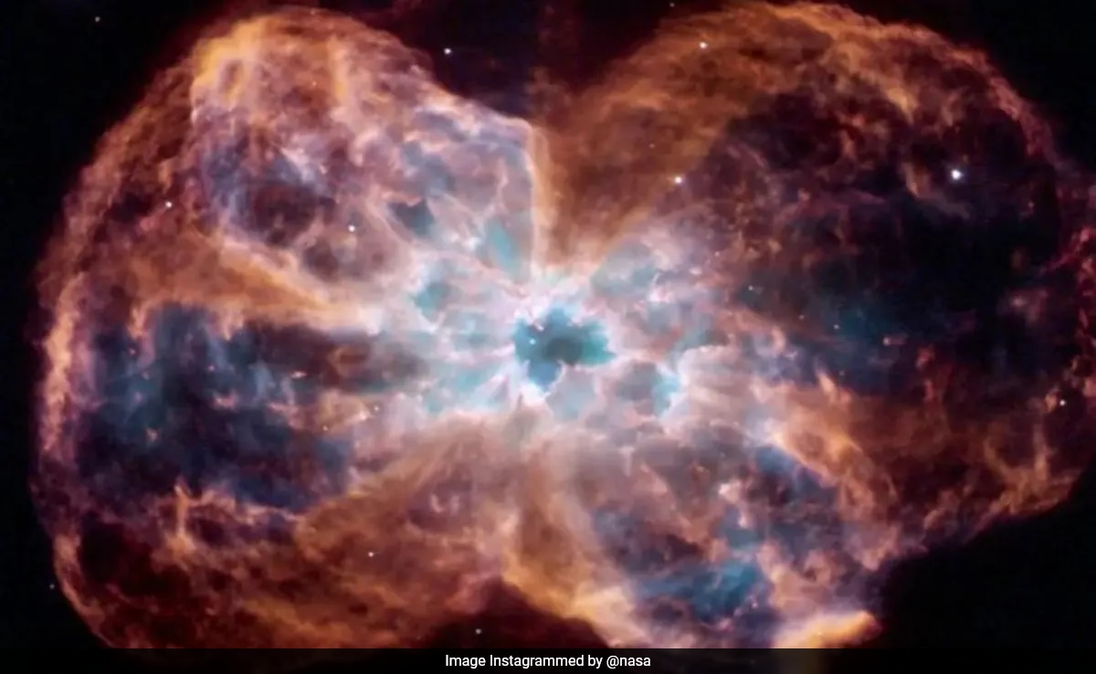 "Cosmic Coquette": NASA Shares Pic Of "Bow-Shaped" Nebula. See Post