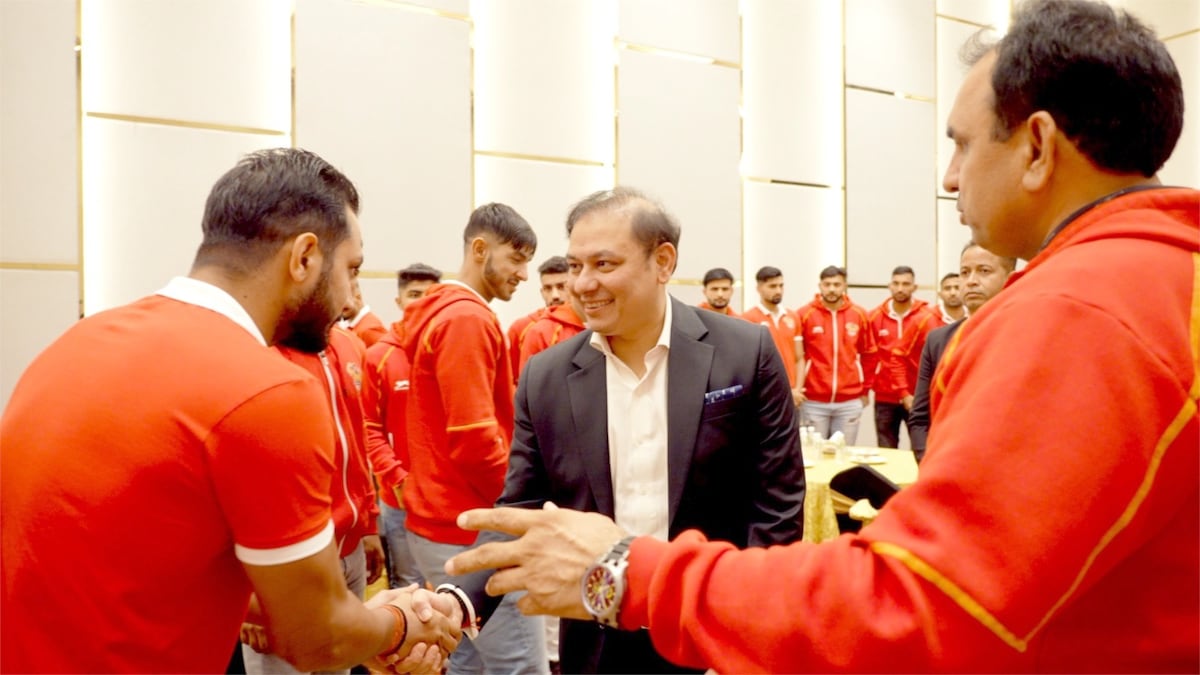 'Hope For Fantastic PKL Season': Pranav Adani After Meeting Gujarat Squad