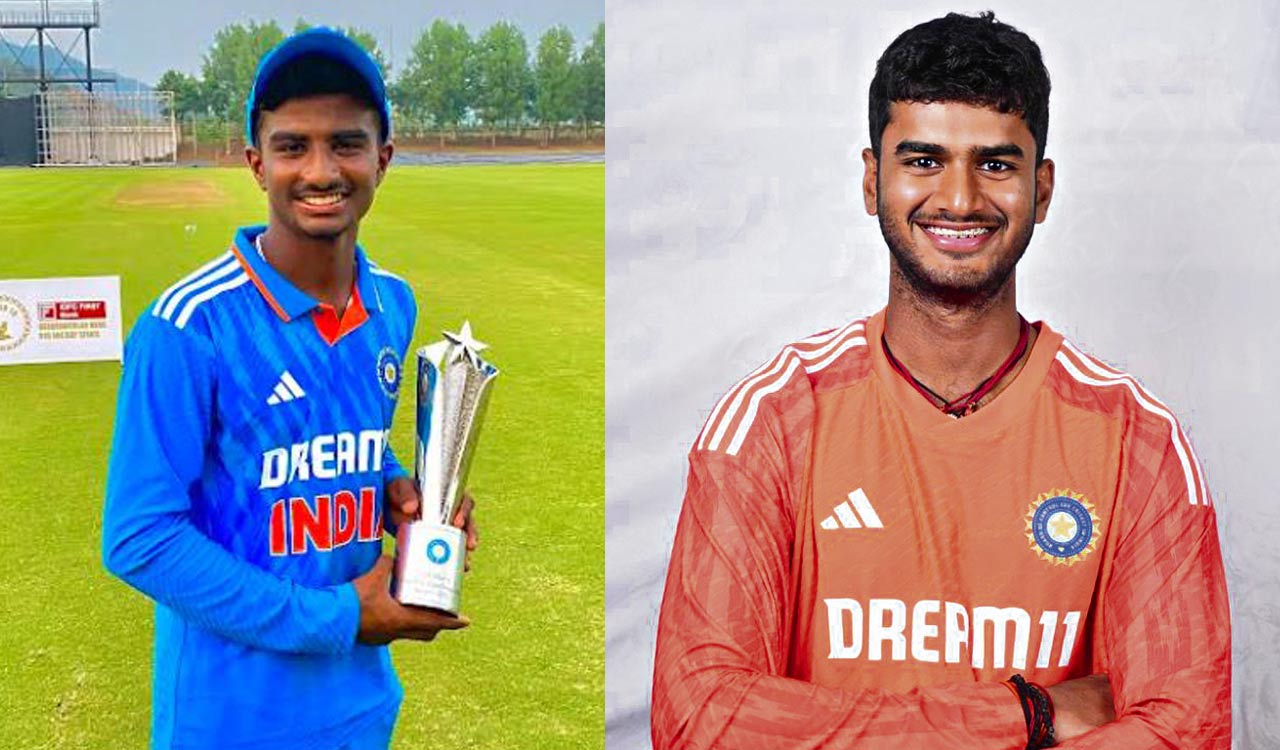 Hyderabadi duo delighted with India’s crushing win over Nepal in U-19 Asia Cup