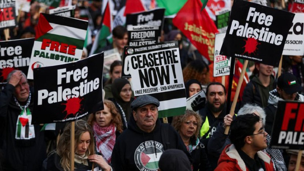 Pro-Palestine rally in London