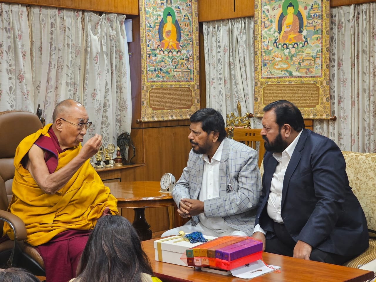 Union Minister Meets Dalai Lama, Invites Him For Conference On Buddhism