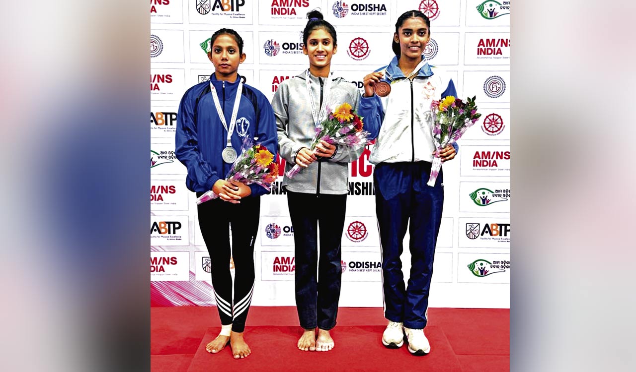 Telangana’s Nishka clinches gold at Junior Nationals Artistic Gymnastic Championship