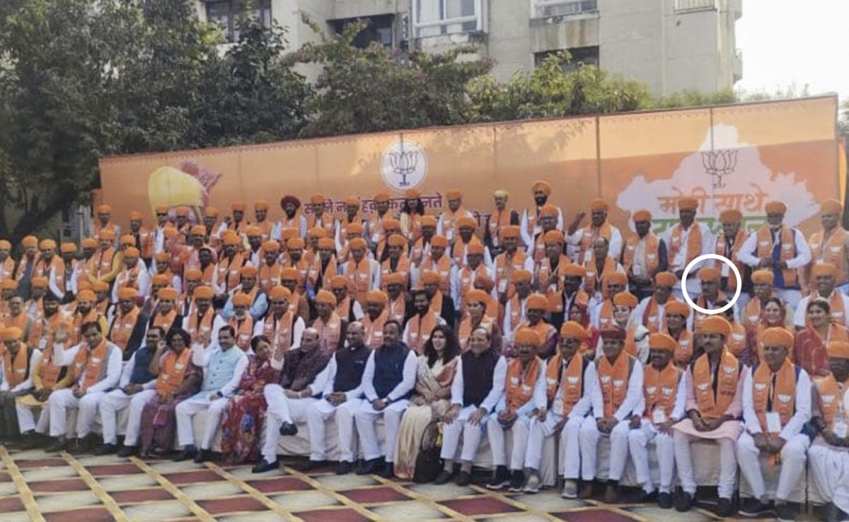 Bhajanlal Sharma Was In 3rd Row Of BJP Group Pic Just Before Announcement