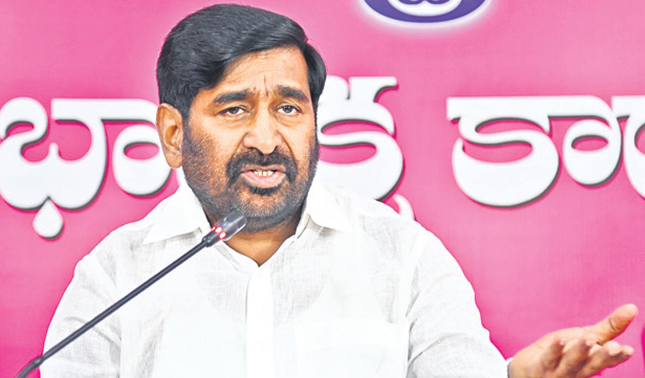 Congress trying to cover up its failures: Jagadish Reddy