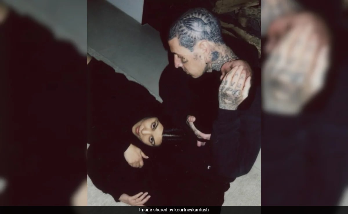 Kourtney Kardashian And Travis Barker Share First Pics Of Son Rocky