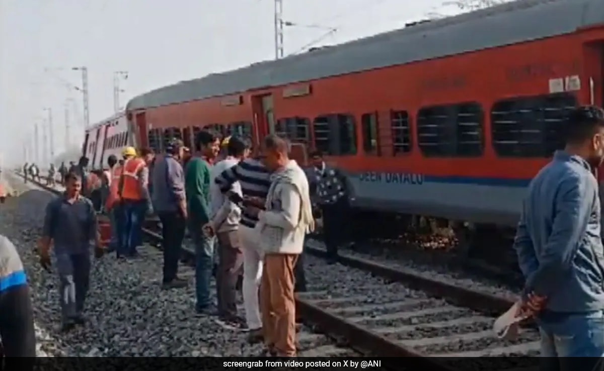 Four Coaches Of Kolkata-Bound Train Derail In Rajasthan's Ajmer