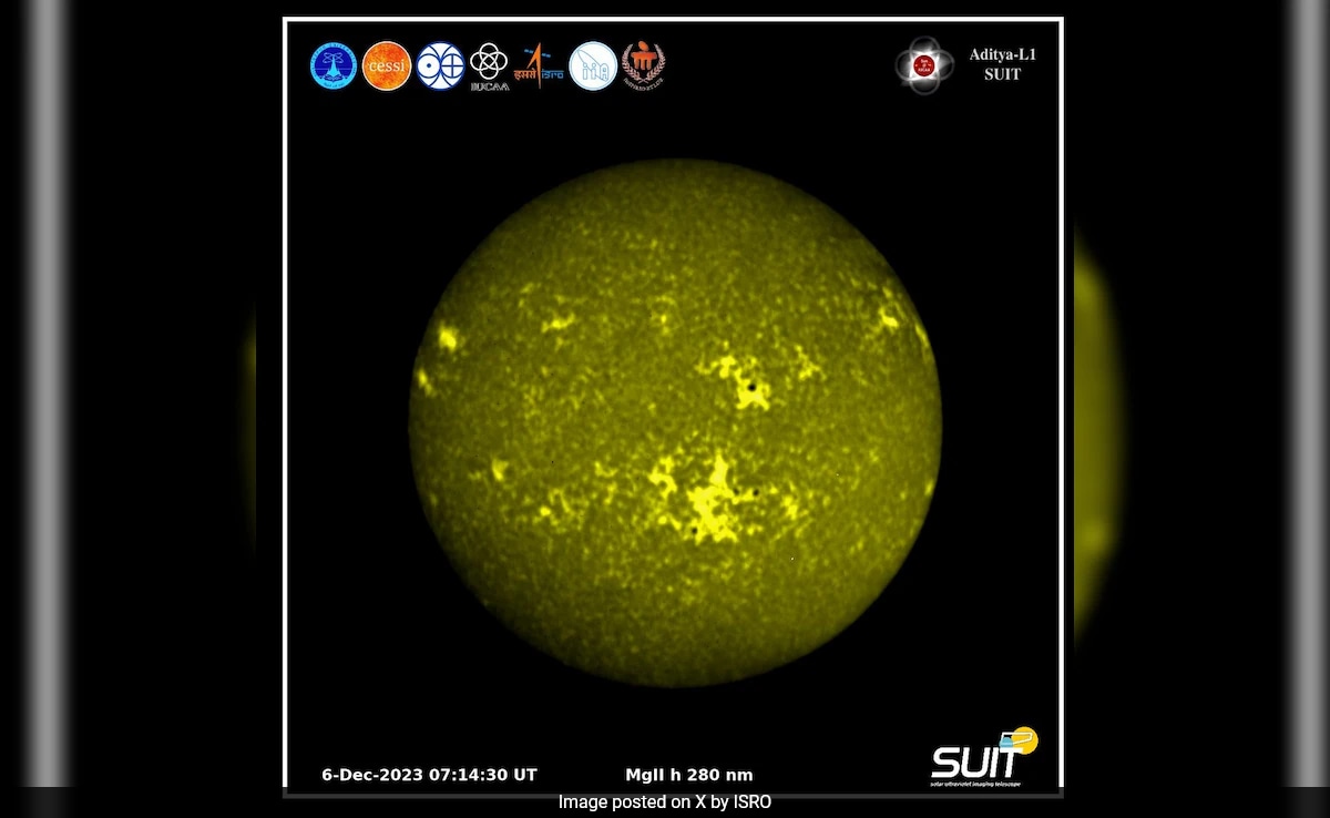 1st-Ever Full-Disk Images Of Sun Captured By India's Aditya-L1 Mission