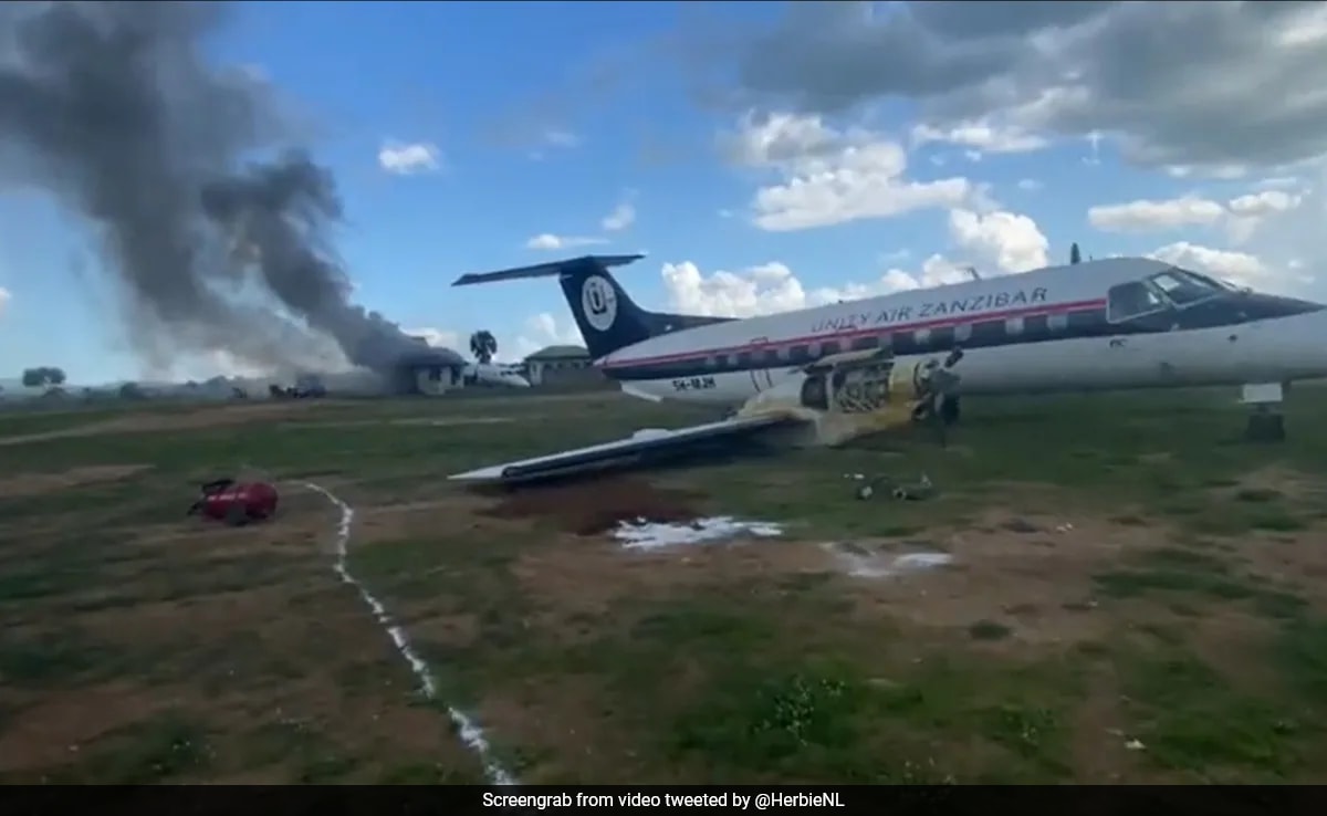 Video: Two Planes Crash At The Same Airport In Tanzania On The Same Day