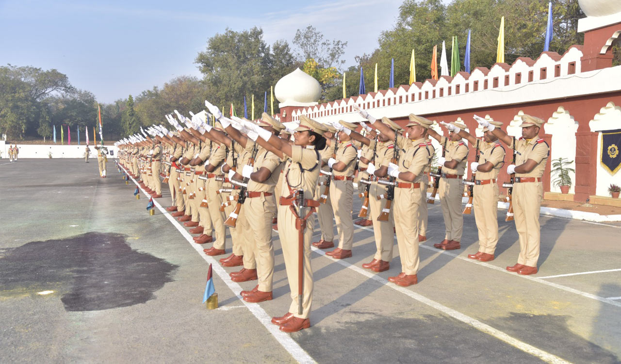 Hyderabad: Passing out Parade of 317 trainees held at National Industrial Security Academy