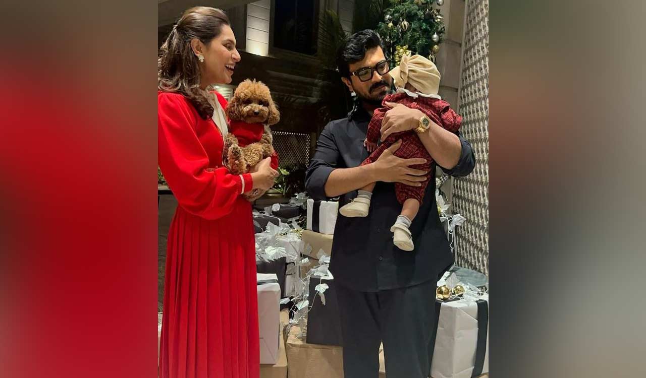 Ram Charan, Upasana share glimpse from their Christmas celebrations