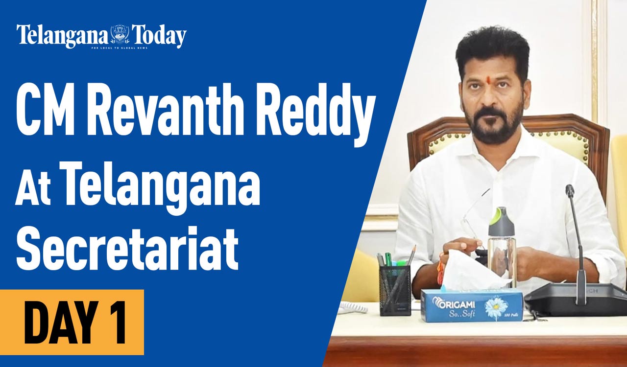 Telangana CM Revanth Reddy Day 1 At The State Secretariat | Telangana Today